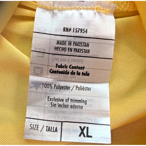 Nautica Angler OTF Men's XL Shirt Yellow Quick Dry Fishing UPF 50+ Ultracool New - Picture 8 of 10